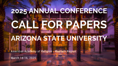 CFP AAR-WR American Academy of Religion, Western Region (AAR-WR)